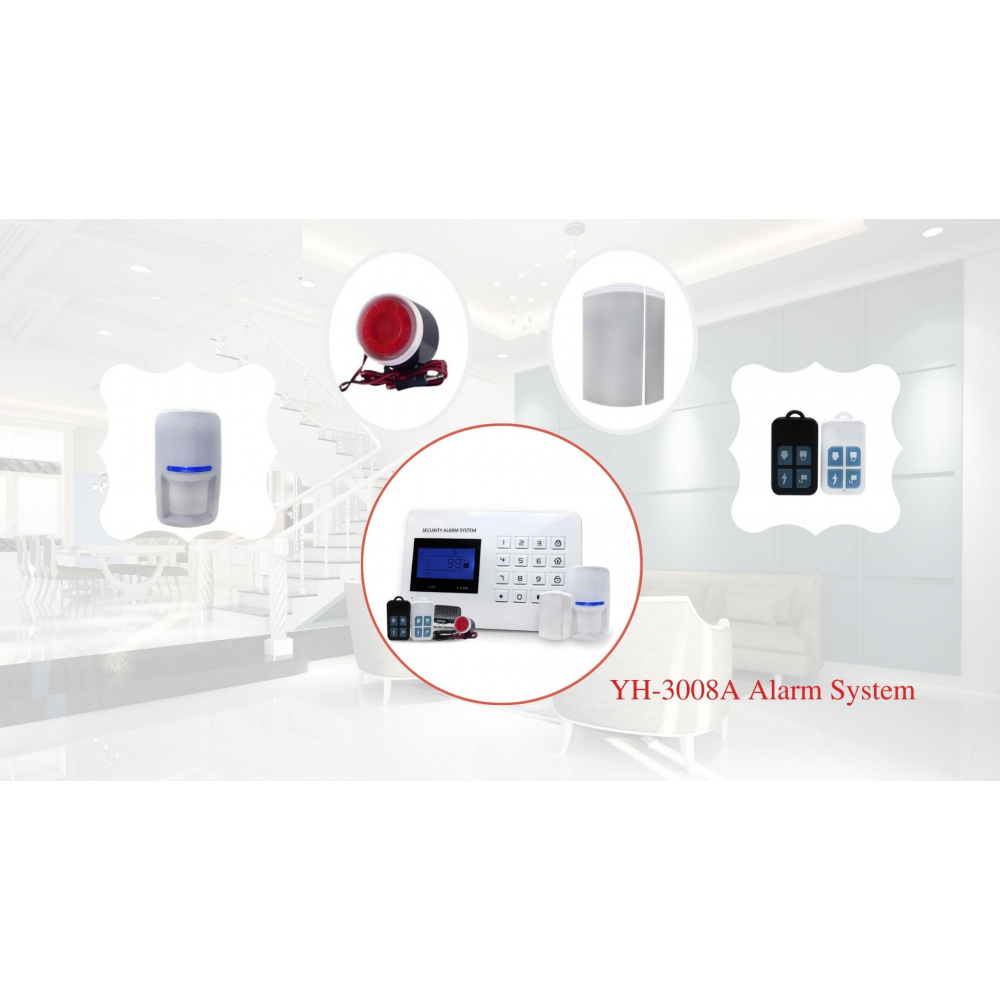 Alarm System GSM Intelligent Auto Dialer Anti Intruder Voice Prompt